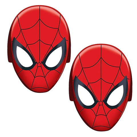 Spiderman Paper Masks Pack of 8