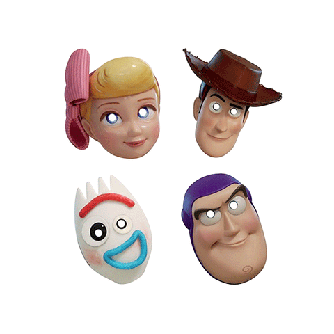 Toy Story 4 Paper Masks Pack Of 8