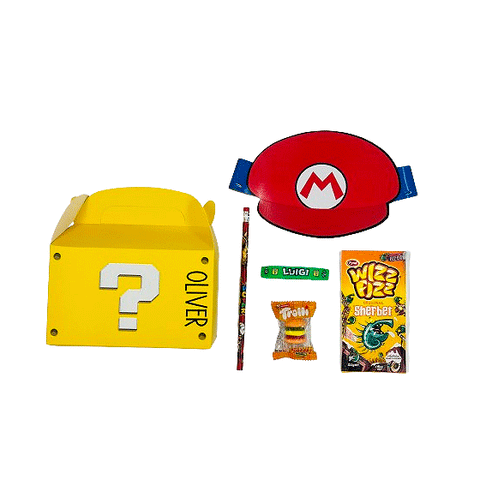 Super Mario Power Up Personalised Treat Box