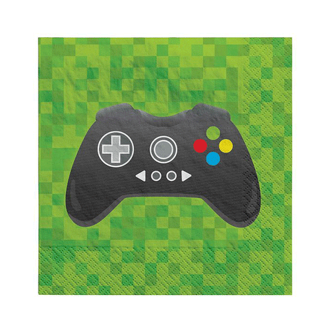 Gamer's Beverage Napkins Pack of 16