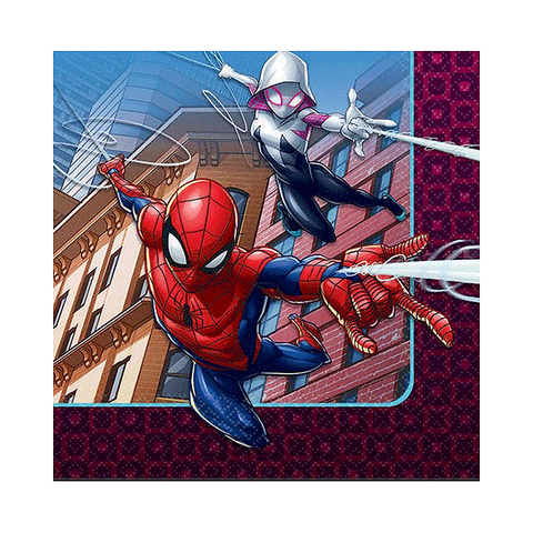 Spiderman Webbed Wonder Beverage Napkins Pack of 16