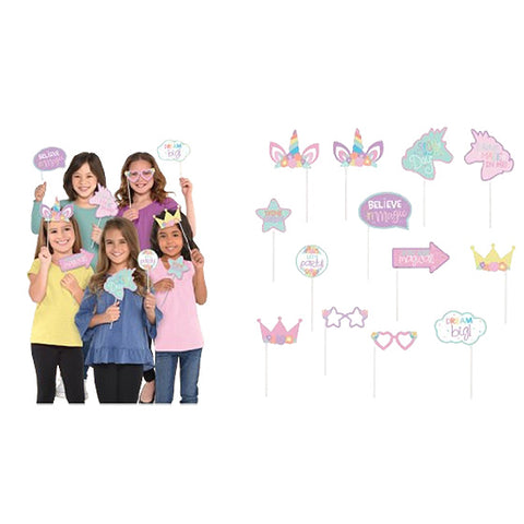 Unicorn Party Photo Prop Kit