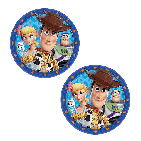 Toy Story 4 Paper Plates 23cm Pack of 8