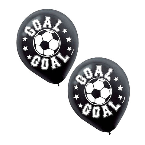 Soccer Goal Balloons Pack Of 6