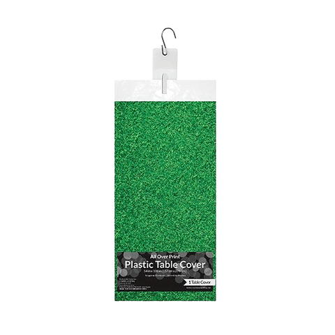 Soccer Fanatic Grass All Over Plastic Table Cover