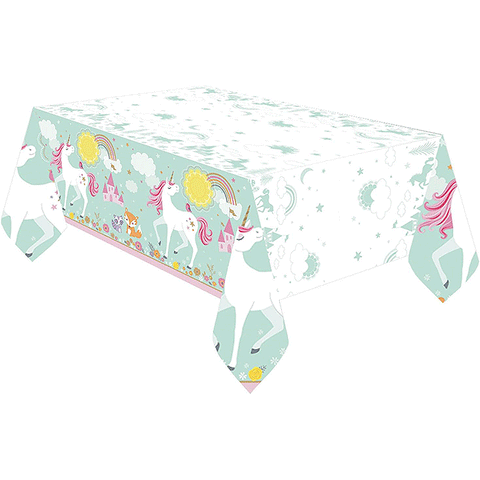 Unicorn Plastic Table Cover