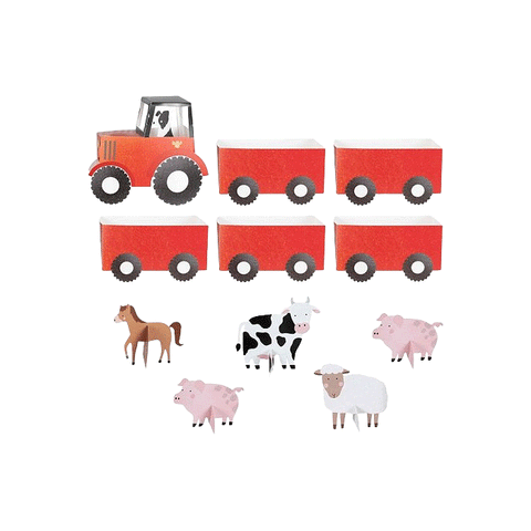 Farm Friends Tractor & Trailer Party Treat Sandwich Stand